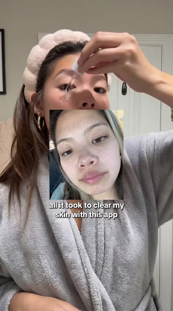 Selfie-style clip with tropical leaves behind the creator